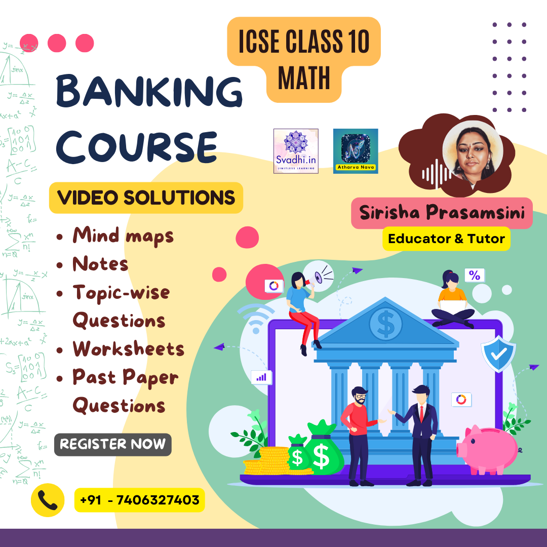 ICSE Class 10 Math : Banking (Recurring Deposit Accounts)